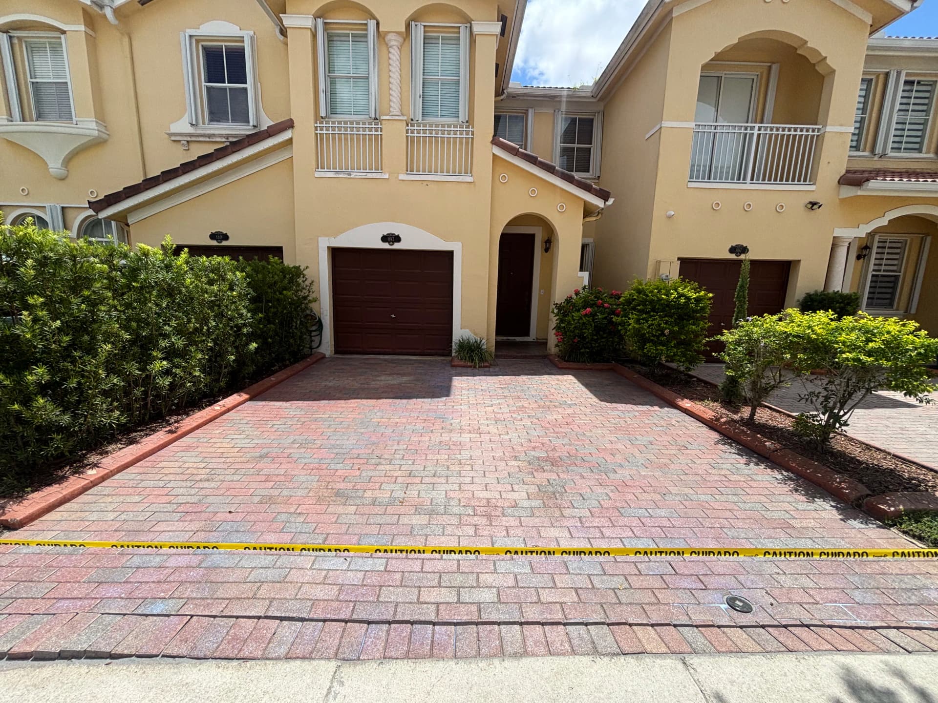 Gallery photos for Paver Driveway Cleaned, Re-Sanded, and Sealed to Perfection: Image #1